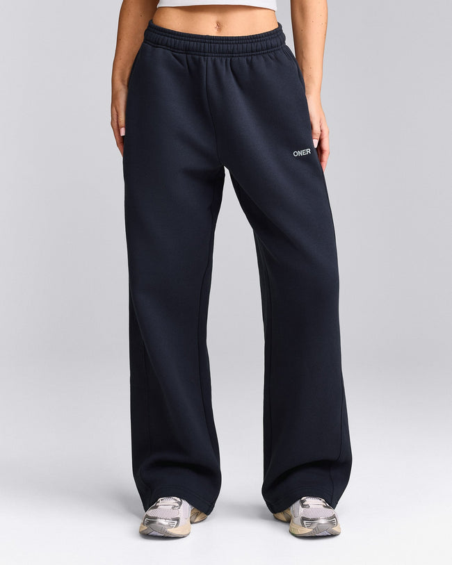 Foundations Cosy Straight Leg Joggers | True Blue