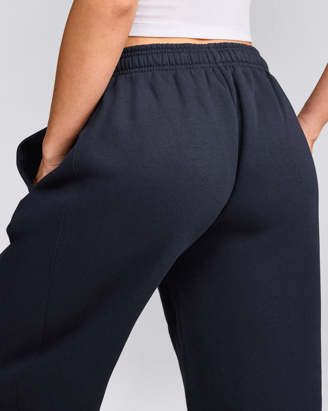 Foundations Cosy Straight Leg Joggers | True Blue