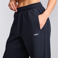 Foundations Cosy Straight Leg Joggers | True Blue