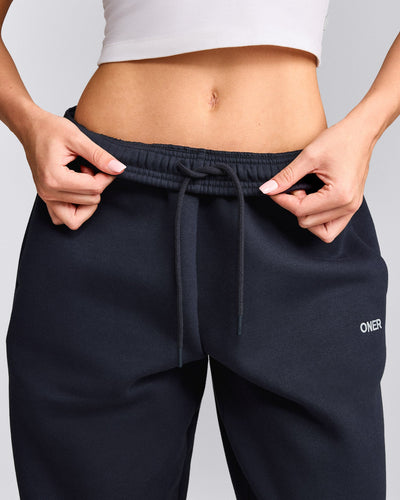 Foundations Cosy Straight Leg Joggers | True Blue