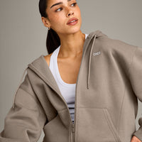 Foundations Cosy Zip Through Hoodie | Minky
