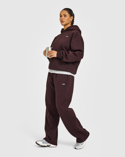 Foundations Hoodie | Plum Brown