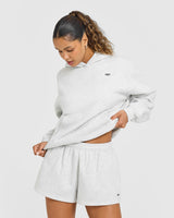 Foundations Hoodie | Light Grey Marl