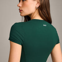 Mellow™ Motion Crew Neck Mid Top | Racing Green