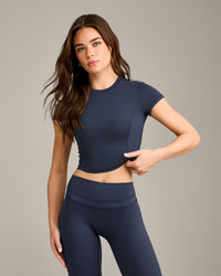 Mellow™ Motion Crew Neck Mid Top | True Blue