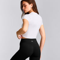 Mellow™ Motion Crew Neck Mid Top | White