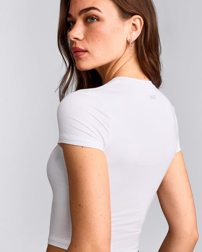 Mellow™ Motion Crew Neck Mid Top | White