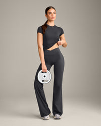 Mellow™ Motion Crew Neck Top | Coal