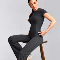 Mellow™ Motion Crew Neck Top | Coal