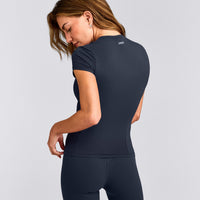 Mellow™ Motion Crew Neck Top | True Blue