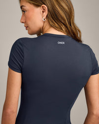 Mellow™ Motion Crew Neck Top | True Blue