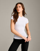 Mellow™ Motion Crew Neck Top | White