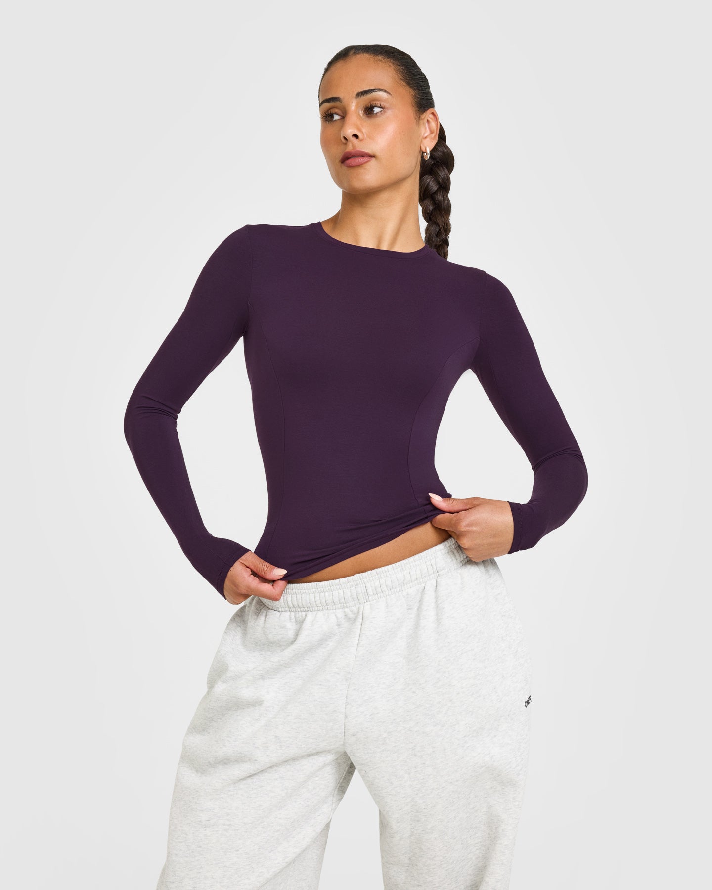 Mellow™ Soft Long Sleeve Top | Blackberry Purple