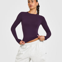 Mellow™ Soft Long Sleeve Top | Blackberry Purple