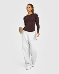 Mellow™ Soft Long Sleeve Top | Plum Brown