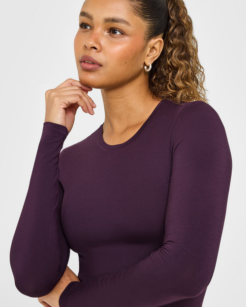 Mellow™ Soft Mid Long Sleeve Top | Blackberry Purple