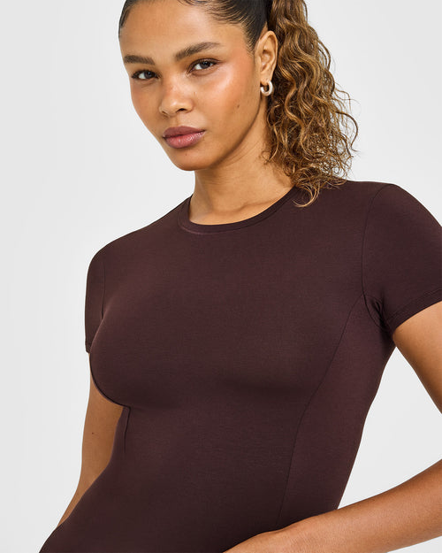 Mellow™ Soft Short Sleeve T-Shirt | Plum Brown