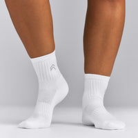 Mid Crew Socks 3 Pack | White