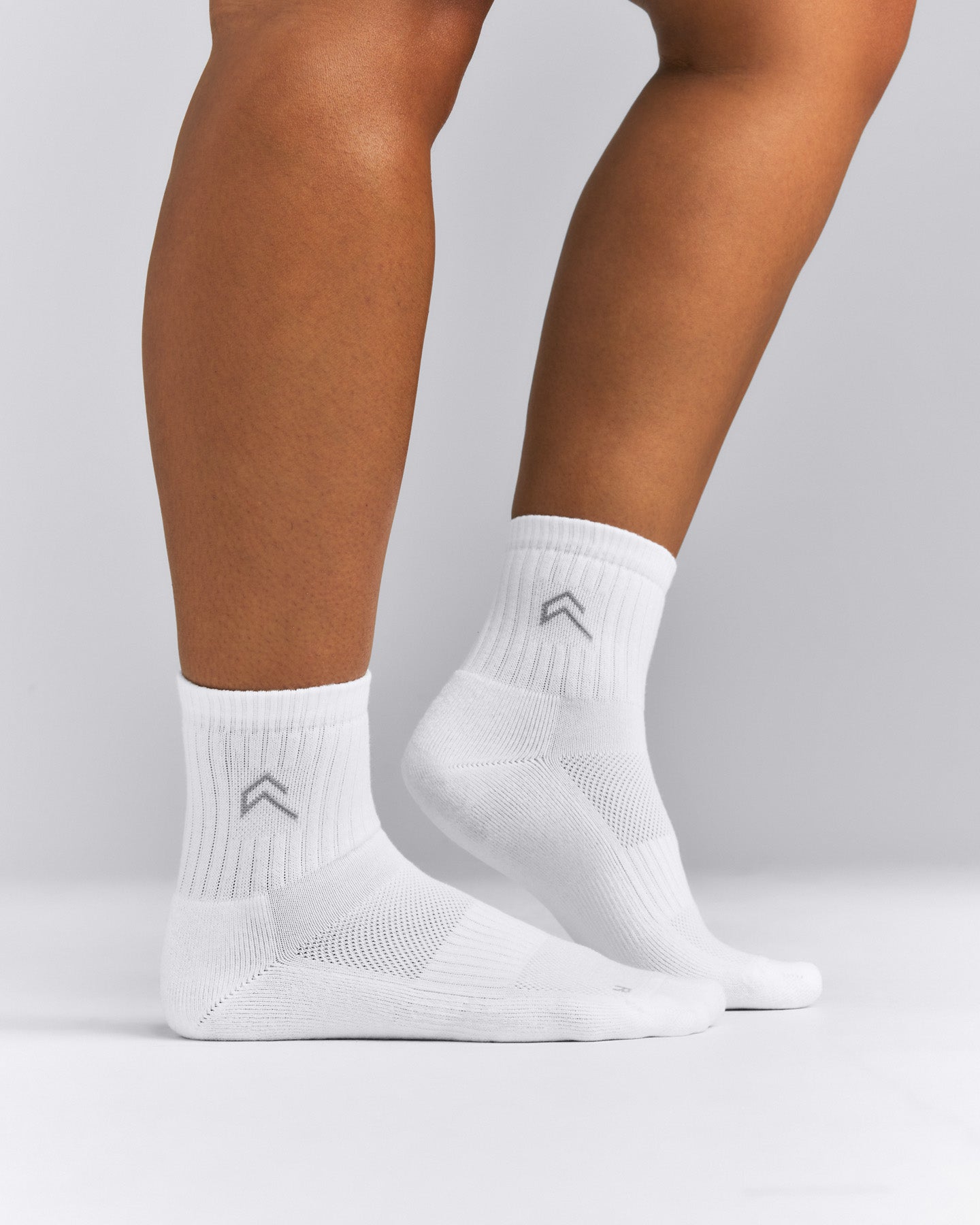 Mid Crew Socks 3 Pack | White