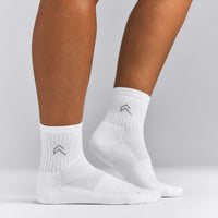 Mid Crew Socks 3 Pack | White