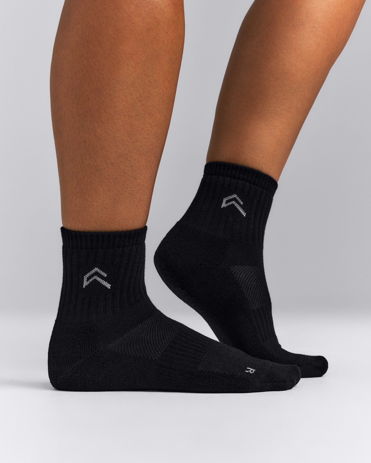 Mid Crew Socks 3 Pack | Grey/White/Black