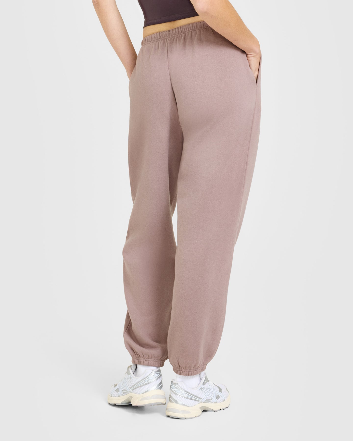 Mid Weight Relaxed Joggers | Dusty Purple