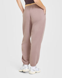 Mid Weight Relaxed Joggers | Dusty Purple