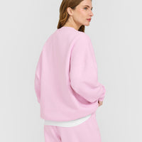 Mid Weight Sweatshirt | Chalk Pink