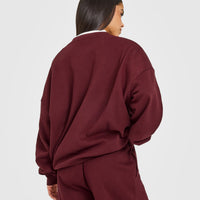 Mid Weight Sweatshirt | Rosewood