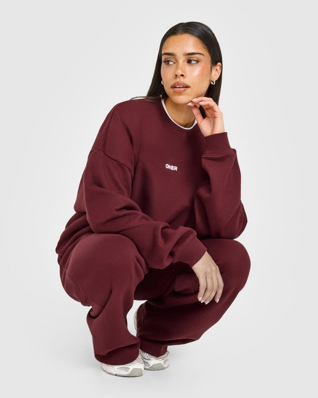Mid Weight Sweatshirt | Rosewood