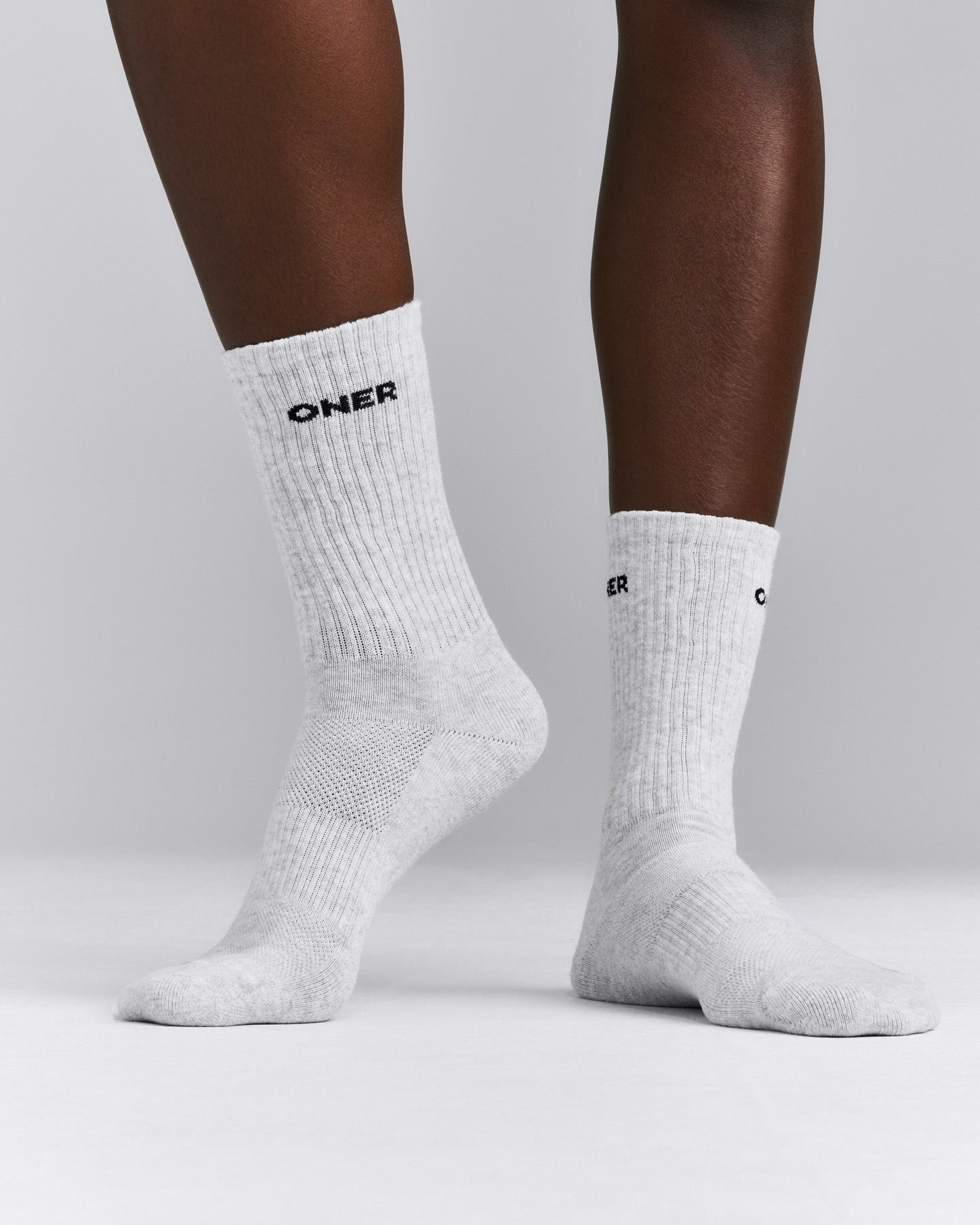 Long Crew Socks 1 Pack | Grey Marl