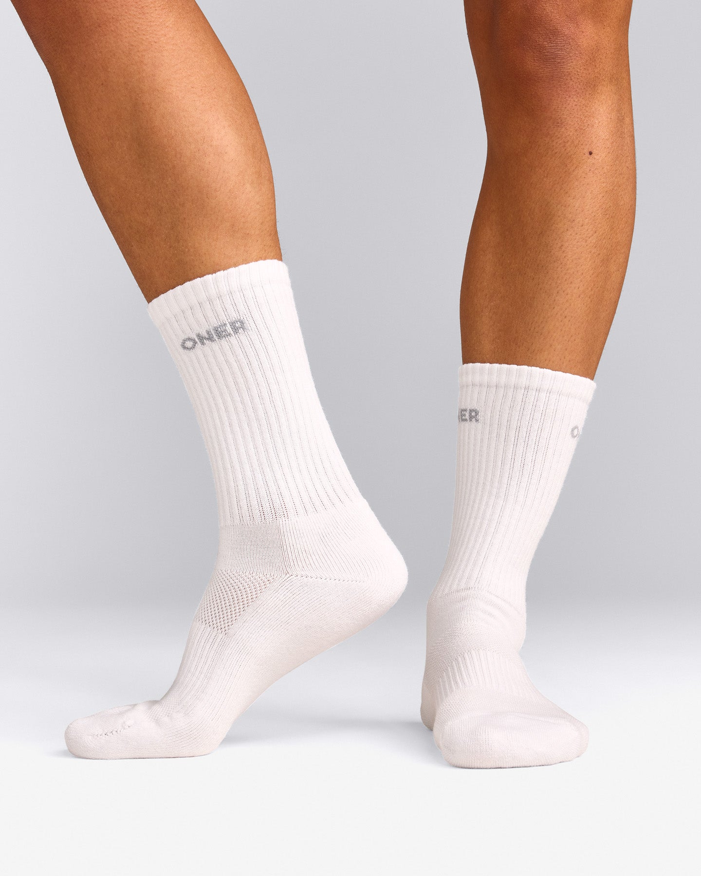 Oner Long Crew Socks 1 Pack | White