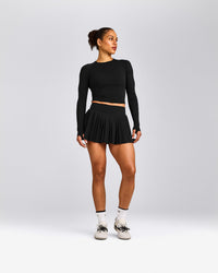 Oner Seamless Fitted Long Sleeve Top | Black