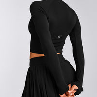Oner Seamless Fitted Long Sleeve Top | Black