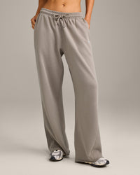 Raw Cut Lounge Wide Leg Joggers | Washed Minky