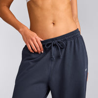 Raw Cut Lounge Wide Leg Joggers | Washed True Blue