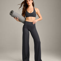 SoftMotion™ Bralette with Grey Logo | Coal