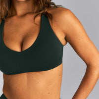 SoftMotion™ Bralette | Emerald Noir