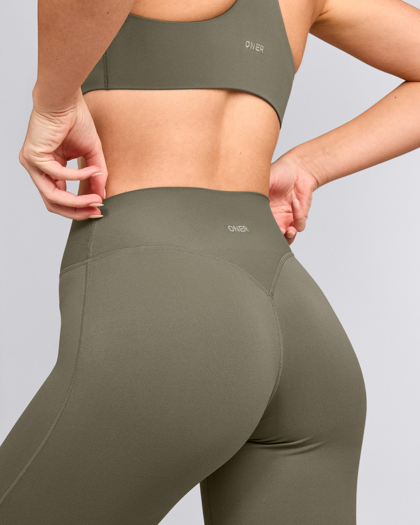 SoftMotion™ Flared Bottoms with Grey Logo | Alpine Green