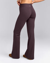 SoftMotion™ Flared Bottoms with Grey Logo | Dark Umber Brown