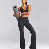 SoftMotion™ Flared Bottoms with Grey Logo | Coal