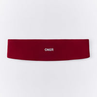 SoftMotion™ Headband with Grey Logo | Ruby Red