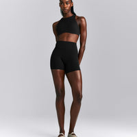 SoftMotion™ High Neck Sports Bra New Branding | Black