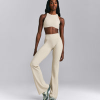 SoftMotion™ High Neck Sports Bra | Oatmeal