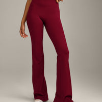 SoftMotion™ Flared Bottoms with Grey Logo | Ruby Red