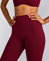 SoftMotion™ Flared Bottoms with Grey Logo | Ruby Red