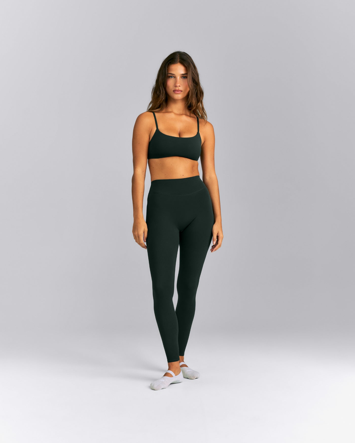 SoftMotion™ High Waisted Leggings | Emerald Noir