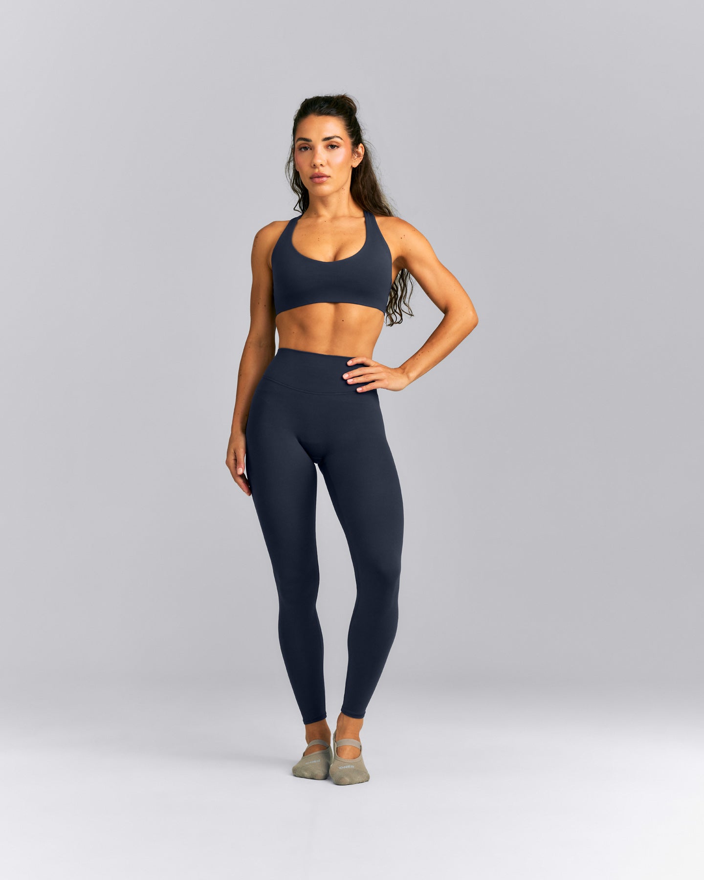 SoftMotion™ High Waisted Leggings New Branding | True Blue
