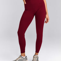 SoftMotion™ High Waisted Leggings | Ruby Red
