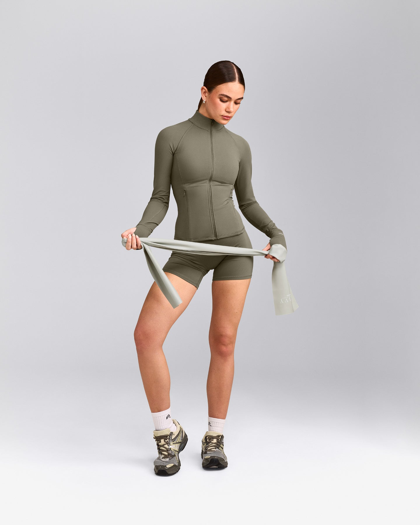 SoftMotion™ Jacket with Grey Logo | Alpine Green